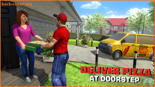 Smart Taxi Pizza Delivery Boy: New Driving Games screenshot