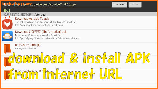 Smart TV APK downloader screenshot