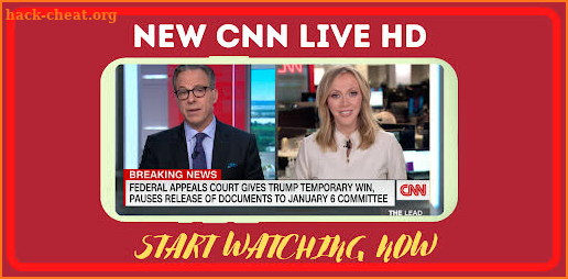 Smart TV app for CNN News screenshot