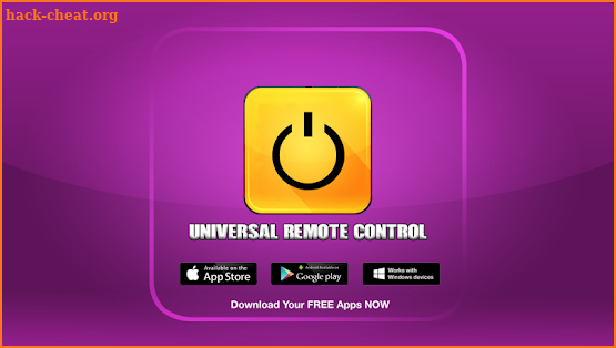 Smart TV remote control screenshot