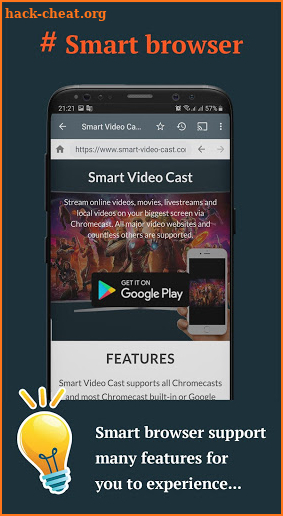 Smart Video Cast - Smart browser for Chromecast screenshot