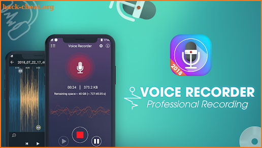 Smart voice recorder: Digital audio recording screenshot