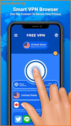 Smart VPN Browser : VPN Pro Hotspot Shield screenshot