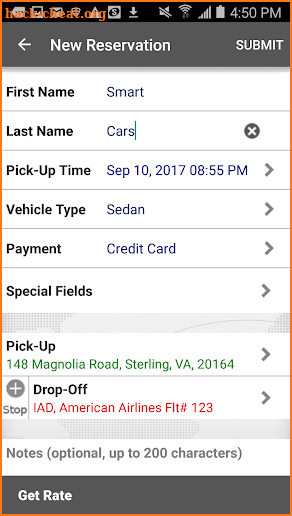 SmartCars App screenshot
