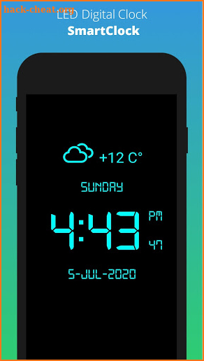SmartClock - Digital Clock LED & Weather Pro screenshot
