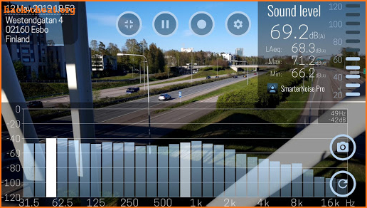 SmarterNoise Pro - sound meter analyser recorder screenshot