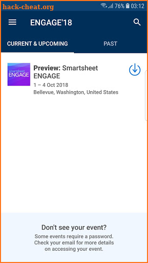 Smartsheet ENGAGE screenshot
