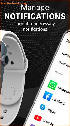 Smartwatch Bluetooth Notificator: sync watch&wear screenshot