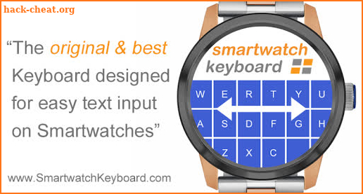 Smartwatch Keyboard for WEAR OS Smartwatches. screenshot