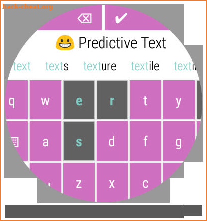 Smartwatch Keyboard for WEAR OS Smartwatches. screenshot