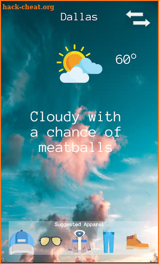 SmartWeather- A Fun Simple Weather App screenshot