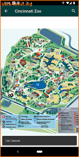 SmartZooMap - Cincinnati Zoo screenshot