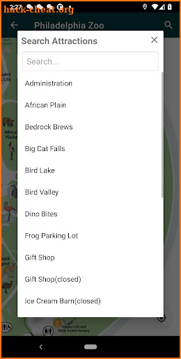 SmartZooMap - Philadelphia Zoo screenshot