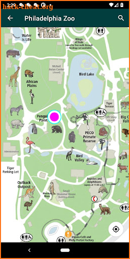 SmartZooMap - Philadelphia Zoo screenshot
