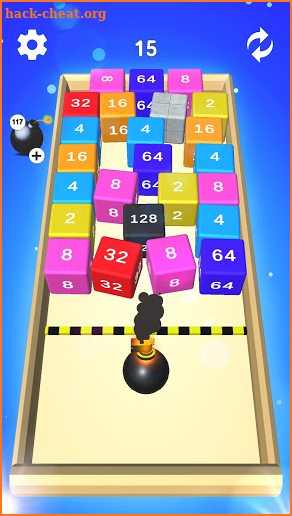 Smash Cube - 2048 Merge Puzzle Block 3D screenshot