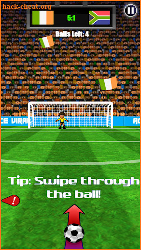 Smashing Soccer Flick - Free Football Game screenshot