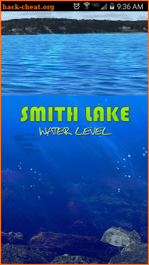 Smith Lake Water Level screenshot