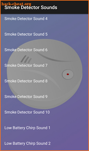 Smoke Detector Sounds screenshot