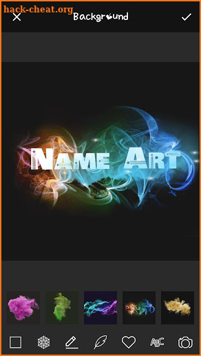 Smoke Effect Art Name: Focus Filter Maker screenshot