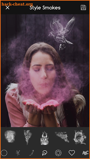 Smoke Effect Picture Art screenshot