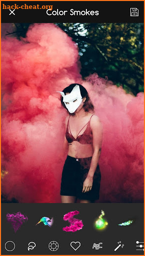 Smoke Effects for Pictures App screenshot