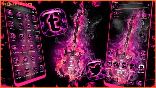 Smoke Guitar Theme screenshot