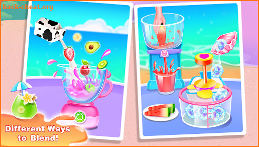 Smoothie Games - Summer Drinks Juicy Simulation screenshot