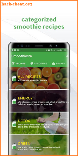 Smoothiesta - Easy & Healthy Smoothie Recipes screenshot