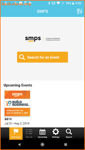 SMPS Events screenshot
