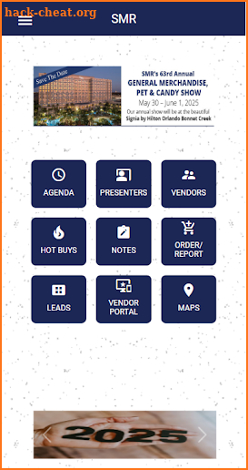 SMR Trade Shows screenshot