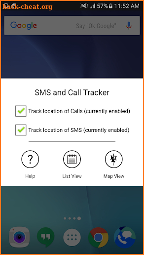 SMS and Call Tracker screenshot