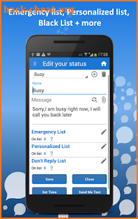 SMS Auto Reply Text PRO screenshot
