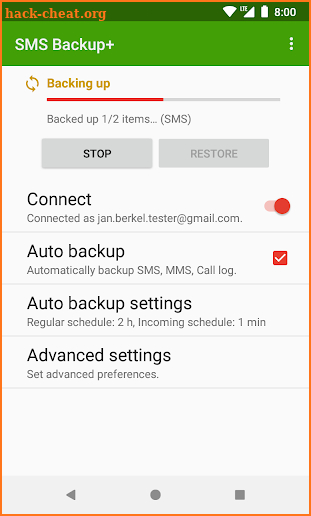 SMS Backup+ screenshot