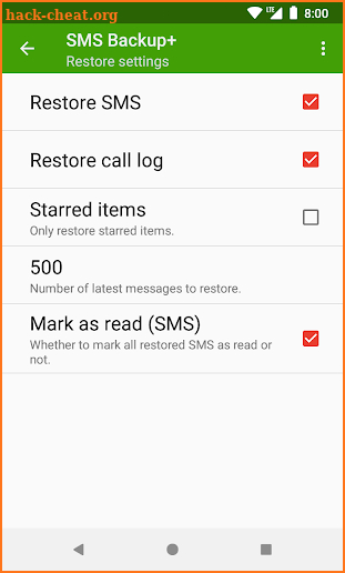 SMS Backup+ screenshot