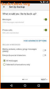 SMS Backup & Restore Pro screenshot