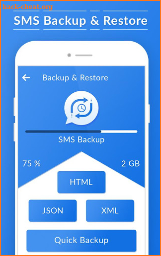 SMS Backup & Restore : Restore Contacts,CallLog screenshot