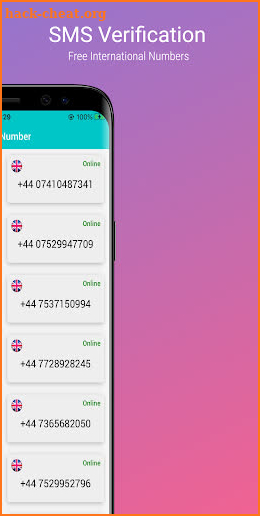 SMS Box - Your SMS Verification Made Easy screenshot
