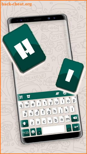 Sms Chatting New Keyboard Theme screenshot