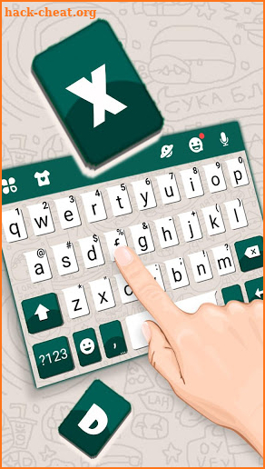Sms Chatting New Keyboard Theme screenshot