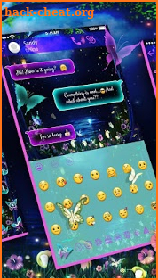 SMS Fairyland Butterfly Keyboard screenshot