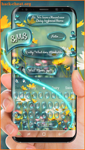 SMS Flower Keyboard screenshot