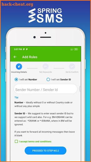 SMS Forwarder App SMS Forwarding & Inbox Organizer screenshot