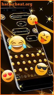SMS Glory Luxury Keyboard Theme screenshot