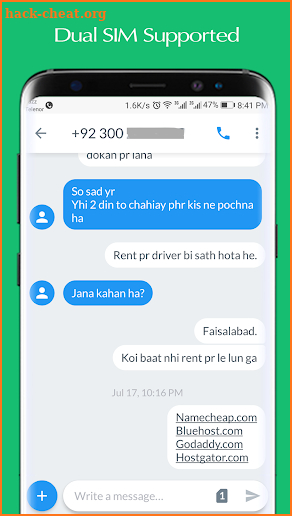 SMS Go - Android Messaging App screenshot