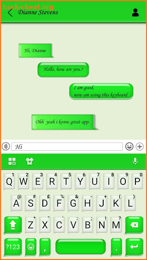 SMS Keyboard screenshot