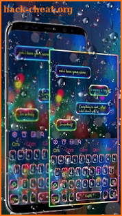 SMS Luminous Coloful Keyboard screenshot
