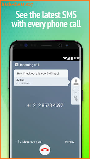 SMS Message & Call Screening screenshot