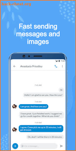 SMS Messenger screenshot