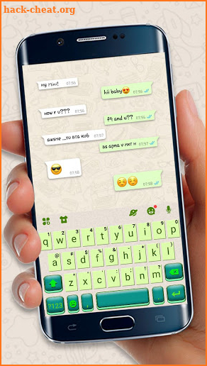 Sms Messenger Keyboard Theme screenshot