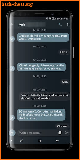 SMS MMS Messaging screenshot